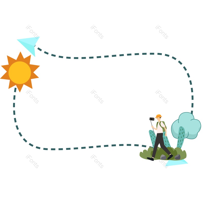 旅行图片,手绘元素,旅游PNG,免抠素材